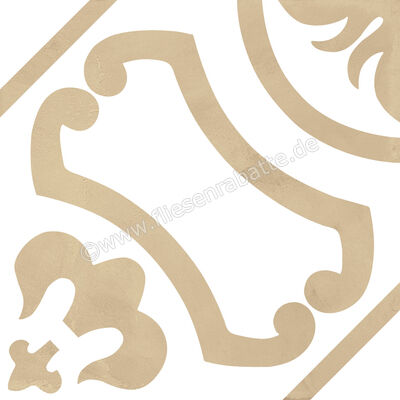  Marca Corona Terra.Art Tramonto Crema 20x20 cm Bodenfliese / Wandfliese Decor Giglio Matt Eben Naturale I400 | 670429