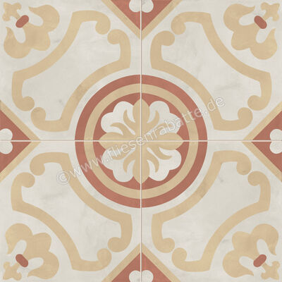  Marca Corona Terra.Art Tramonto Crema 20x20 cm Bodenfliese / Wandfliese Decor Giglio Matt Eben Naturale I400 | 670432