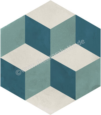 Marca Corona Terra.Art Oceano Cielo 21.6x25 cm Bodenfliese / Wandfliese Decor Cubo Matt Eben Naturale I409 | 670435