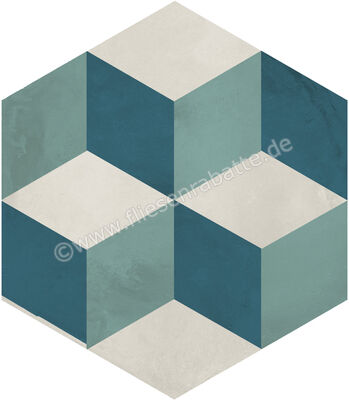  Marca Corona Terra.Art Oceano Cielo 21.6x25 cm Bodenfliese / Wandfliese Decor Cubo Matt Eben Naturale I409 | 670438