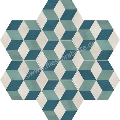 Marca Corona Terra.Art Oceano Cielo 21.6x25 cm Bodenfliese / Wandfliese Decor Cubo Matt Eben Naturale I409 | 670441