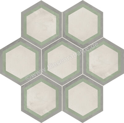  Marca Corona Terra.Art Sabbia Menta 21.6x25 cm Bodenfliese / Wandfliese Decor Cornice Matt Eben Naturale I420 | 670459