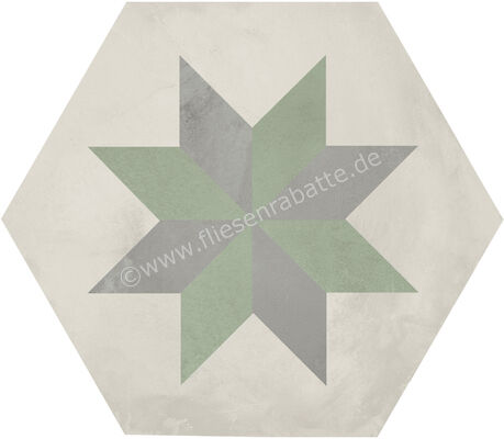  Marca Corona Terra.Art Sabbia Menta 21.6x25 cm Bodenfliese / Wandfliese Decor Stella Matt Eben Naturale I421 | 670462