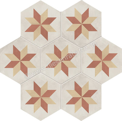  Marca Corona Terra.Art Tramonto Crema 21.6x25 cm Bodenfliese / Wandfliese Decor Stella Matt Eben Naturale I428 | 670522