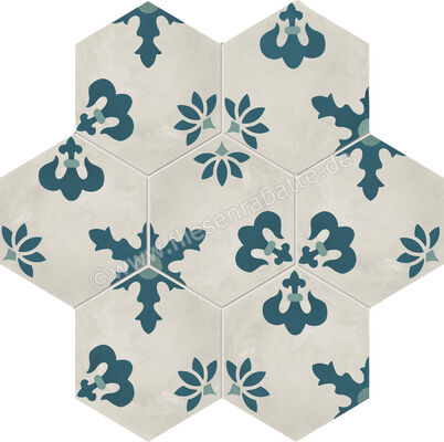  Marca Corona Terra.Art Oceano Cielo 21.6x25 cm Bodenfliese / Wandfliese Decor Giglio Matt Eben Naturale I410 | 670534