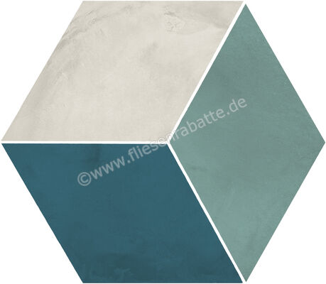  Marca Corona Terra.Art Oceano Cielo 21.6x25 cm Bodenfliese / Wandfliese Decor Rombo Matt Eben Naturale I412 | 670546
