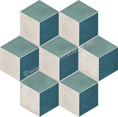  Marca Corona Terra.Art Oceano Cielo 21.6x25 cm Bodenfliese / Wandfliese Decor Rombo Matt Eben Naturale I412 | 670552