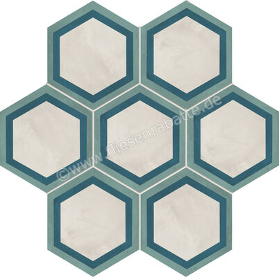  Marca Corona Terra.Art Oceano Cielo 21.6x25 cm Bodenfliese / Wandfliese Decor Cornice Matt Eben Naturale I413 | 670561