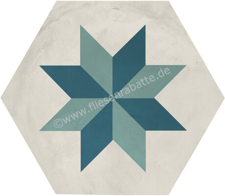  Marca Corona Terra.Art Oceano Cielo 21.6x25 cm Bodenfliese / Wandfliese Decor Stella Matt Eben Naturale I414 | 670564