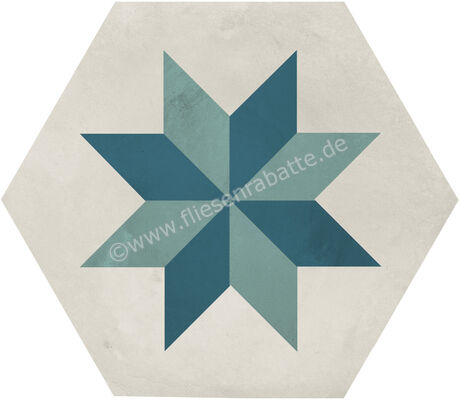  Marca Corona Terra.Art Oceano Cielo 21.6x25 cm Bodenfliese / Wandfliese Decor Stella Matt Eben Naturale I414 | 670567