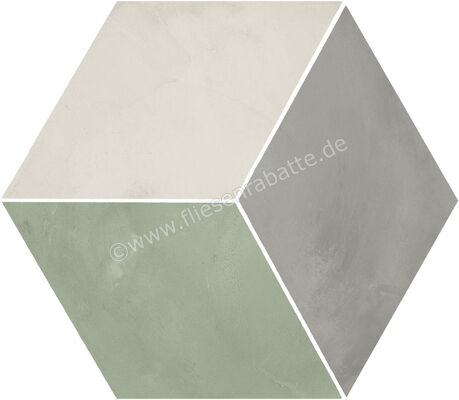  Marca Corona Terra.Art Sabbia Menta 21.6x25 cm Bodenfliese / Wandfliese Decor Rombo Matt Eben Naturale I419 | 670603