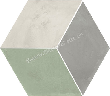  Marca Corona Terra.Art Sabbia Menta 21.6x25 cm Bodenfliese / Wandfliese Decor Rombo Matt Eben Naturale I419 | 670606