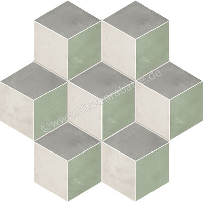  Marca Corona Terra.Art Sabbia Menta 21.6x25 cm Bodenfliese / Wandfliese Decor Rombo Matt Eben Naturale I419 | 670609