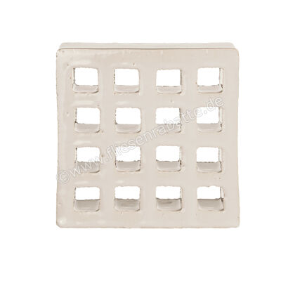  Marca Corona Arialuce Bianco 12x12 cm Dekor 3D Pertuse Glänzend Strukturiert Glassa J955 | 670669