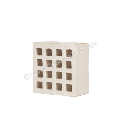  Marca Corona Arialuce Bianco 12x12 cm Dekor 3D Pertuse Glänzend Strukturiert Glassa J955 | 670672