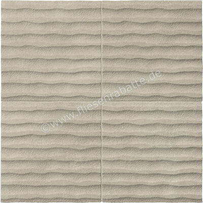  Marca Corona Terracreta Argilla 20x20 cm Wandfliese Decori 3D Rilievo Matt Strukturiert Naturale J075 | 670810