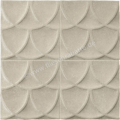  Marca Corona Terracreta Argilla 20x20 cm Wandfliese Decori 3D Forma Matt Strukturiert Naturale J077 | 670819