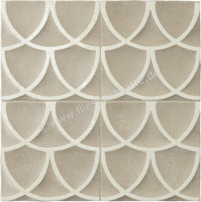  Marca Corona Terracreta Argilla 20x20 cm Wandfliese Decori 3D Forma Matt Strukturiert Naturale J079 | 670831