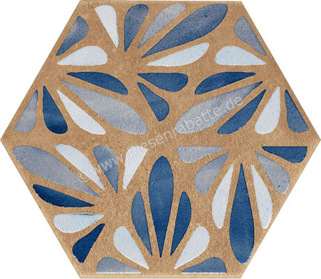  Marca Corona Terracreta Chamotte 21.6x25 cm Wandfliese Decori Dipinto Matt Eben Naturale J084 | 670858
