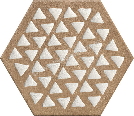  Marca Corona Terracreta Chamotte 21.6x25 cm Bodenfliese / Wandfliese Intarsio Matt Eben Naturale J086 | 670870