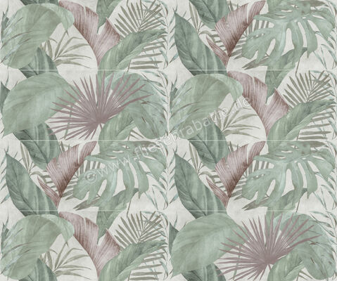  Marca Corona Mirabilia Mehrfarbig 50x120 cm Wandfliese Wild Foliage Matt Eben Naturale J143 | 670972