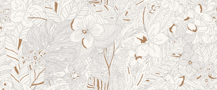  Marca Corona Mirabilia Mehrfarbig 50x120 cm Wandfliese Coral Jungle Matt Eben Naturale J144 | 670981