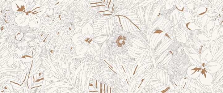  Marca Corona Mirabilia Mehrfarbig 50x120 cm Wandfliese Coral Jungle Matt Eben Naturale J144 | 670993