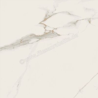  Marca Corona Scultorea Foyer Calacatta Gold 120x120 cm Bodenfliese / Wandfliese Glänzend Eben Reflex E321 | 673243