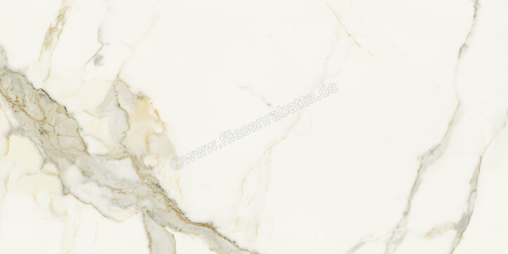  Marca Corona Scultorea Calacatta Oro Fino 60x120 cm Bodenfliese / Wandfliese Glänzend Eben Velvet J400 | 673327