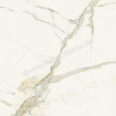  Marca Corona Scultorea Calacatta Oro Fino 120x120 cm Bodenfliese / Wandfliese Glänzend Eben Velvet J406 | 673351