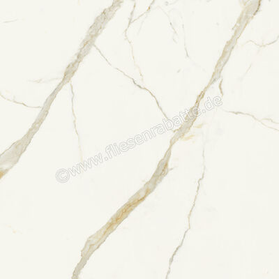  Marca Corona Scultorea Calacatta Oro Fino 120x120 cm Bodenfliese / Wandfliese Glänzend Eben Velvet J406 | 673363