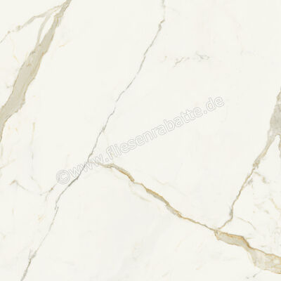  Marca Corona Scultorea Calacatta Oro Fino 120x120 cm Bodenfliese / Wandfliese Glänzend Eben Velvet J406 | 673366