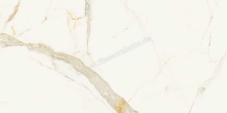  Marca Corona Scultorea Calacatta Oro Fino 60x120 cm Bodenfliese / Wandfliese Glänzend Eben Reflex J439 | 673462