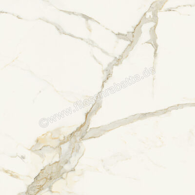  Marca Corona Scultorea Calacatta Oro Fino 120x120 cm Bodenfliese / Wandfliese Glänzend Eben Reflex J445 | 673471