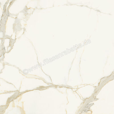  Marca Corona Scultorea Calacatta Oro Fino 120x120 cm Bodenfliese / Wandfliese Glänzend Eben Reflex J445 | 673474
