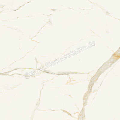  Marca Corona Scultorea Calacatta Oro Fino 120x120 cm Bodenfliese / Wandfliese Glänzend Eben Reflex J445 | 673477