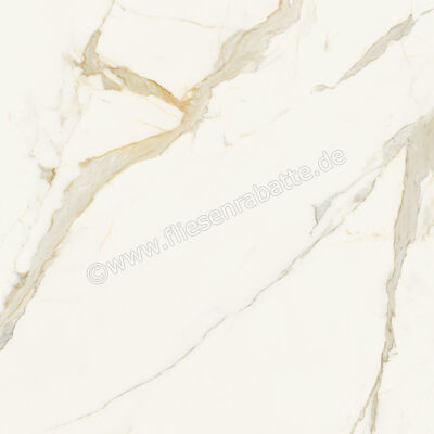  Marca Corona Scultorea Calacatta Oro Fino 120x120 cm Bodenfliese / Wandfliese Glänzend Eben Reflex J445 | 673480