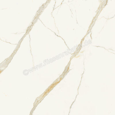  Marca Corona Scultorea Calacatta Oro Fino 120x120 cm Bodenfliese / Wandfliese Glänzend Eben Reflex J445 | 673483