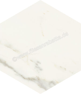  Marca Corona Scultorea Calacatta Oro Fino 21.6x25 cm Bodenfliese / Wandfliese Esagona Matt Eben Naturale J468 | 673495