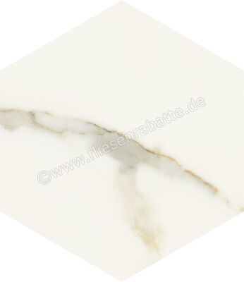  Marca Corona Scultorea Calacatta Oro Fino 21.6x25 cm Bodenfliese / Wandfliese Esagona Matt Eben Naturale J468 | 673498