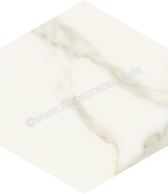  Marca Corona Scultorea Calacatta Oro Fino 21.6x25 cm Bodenfliese / Wandfliese Esagona Matt Eben Naturale J468 | 673501