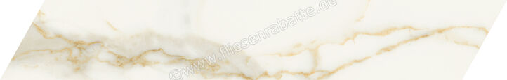  Marca Corona Scultorea Calacatta Oro Fino 7.5x45 cm Bodenfliese / Wandfliese Chevron A+B Matt Eben Naturale J472 | 673534