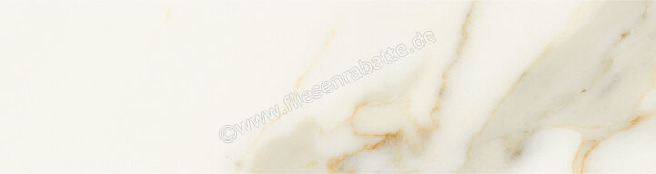  Marca Corona Miniature Scultorea Calacatta Oro Fino 6x24 cm Wandfliese Matt Eben Velvet J476 | 673543