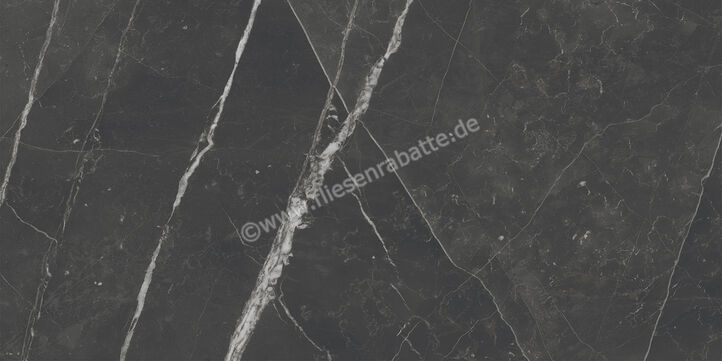  Marca Corona Scultorea Dark Diamond 60x120 cm Bodenfliese / Wandfliese Glänzend Eben Velvet J405 | 673618