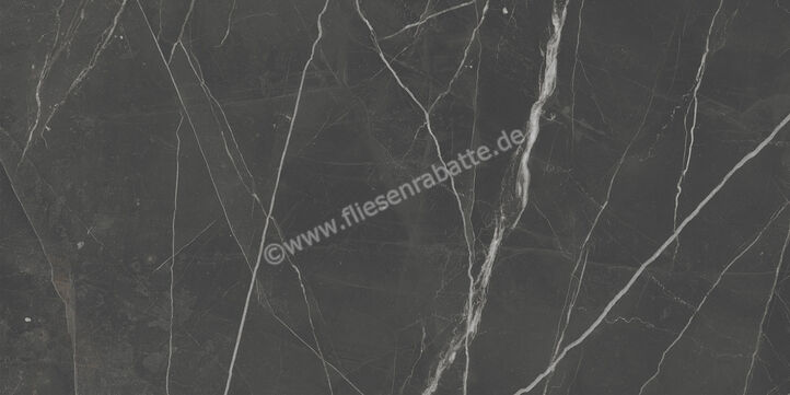  Marca Corona Scultorea Dark Diamond 60x120 cm Bodenfliese / Wandfliese Glänzend Eben Velvet J405 | 673636
