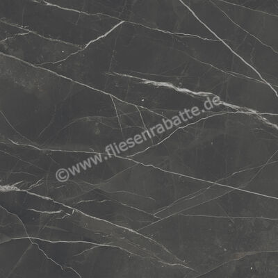  Marca Corona Scultorea Dark Diamond 120x120 cm Bodenfliese / Wandfliese Glänzend Eben Velvet J455 | 673744