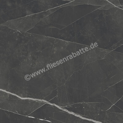  Marca Corona Scultorea Dark Diamond 120x120 cm Bodenfliese / Wandfliese Glänzend Eben Velvet J455 | 673756
