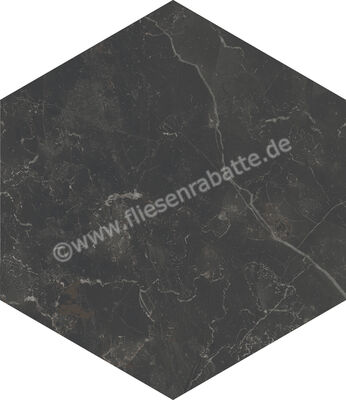  Marca Corona Scultorea Dark Diamond 21.6x25 cm Bodenfliese / Wandfliese Esagona Matt Eben Naturale J471 | 673762