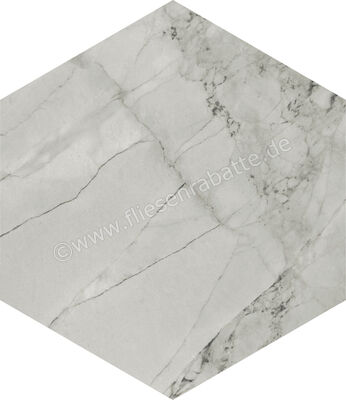  Marca Corona Scultorea Foam Grey 21.6x25 cm Bodenfliese / Wandfliese Esagona Matt Eben Naturale J470 | 673999