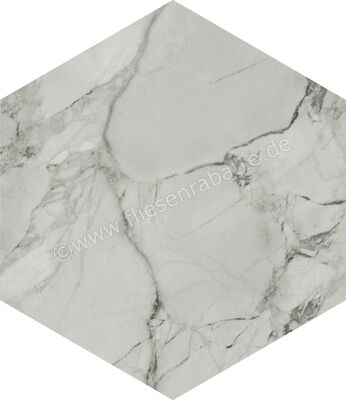  Marca Corona Scultorea Foam Grey 21.6x25 cm Bodenfliese / Wandfliese Esagona Matt Eben Naturale J470 | 674002